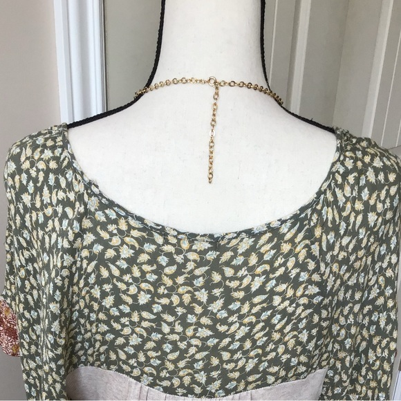 Altar’d State Boho Butterfly Sleeve Front Tie Top With Vintage Necklace - Picture 12 of 12